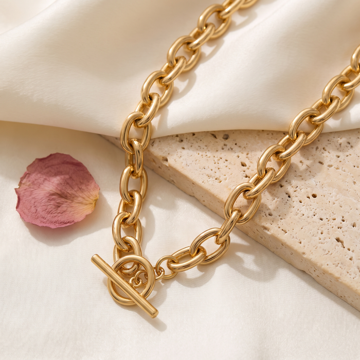 Ponte T-Bar Necklace - Rose & Giovanni