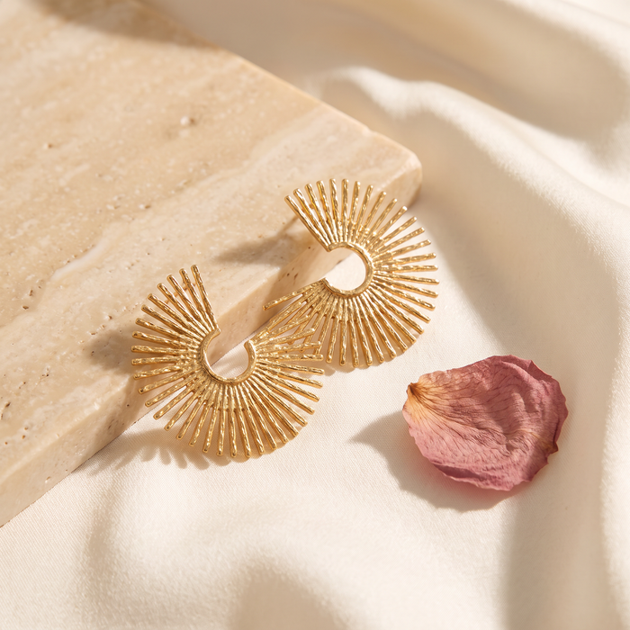 Raggiera Sunburst Earrings - Rose & Giovanni