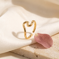 Onda Wave Ring - Rose & Giovanni