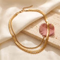 Strati Layered Necklace - Rose & Giovanni