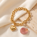 Cuore Chunky Heart Bracelet - Rose & Giovanni