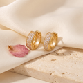 Eleganza Huggie Earrings - Rose & Giovanni