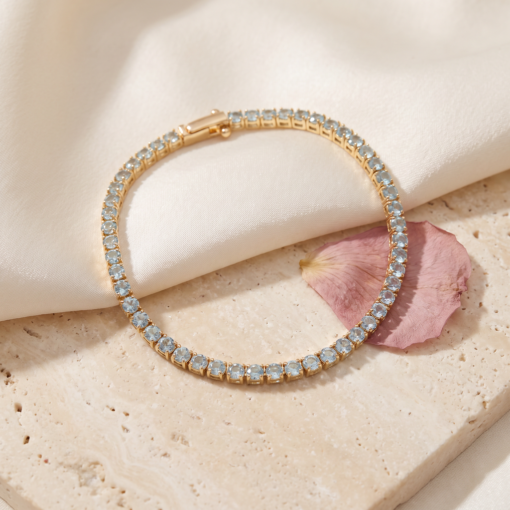 Mese Birthstone Tennis Bracelet - Rose & Giovanni