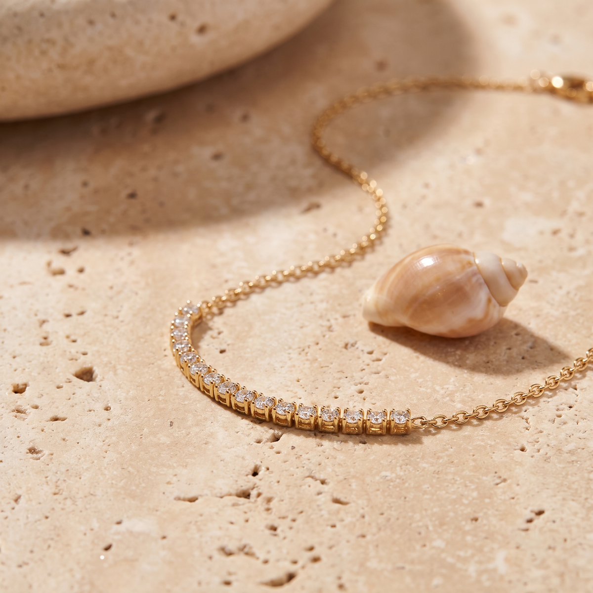 Alba Halo Anklet - Rose & Giovanni