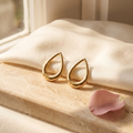 Luce Open Drop Earrings - Rose & Giovanni