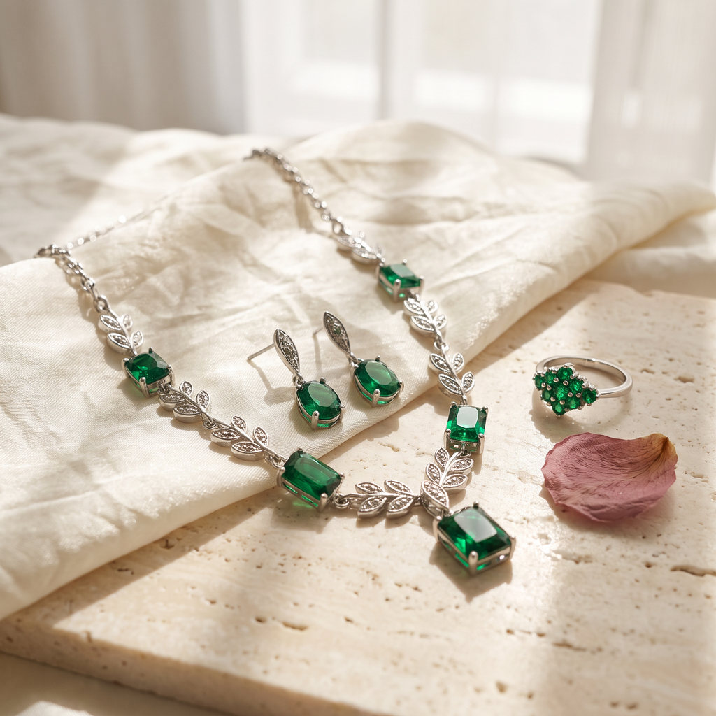 Verde Garden Jewellery Set - Rose & Giovanni