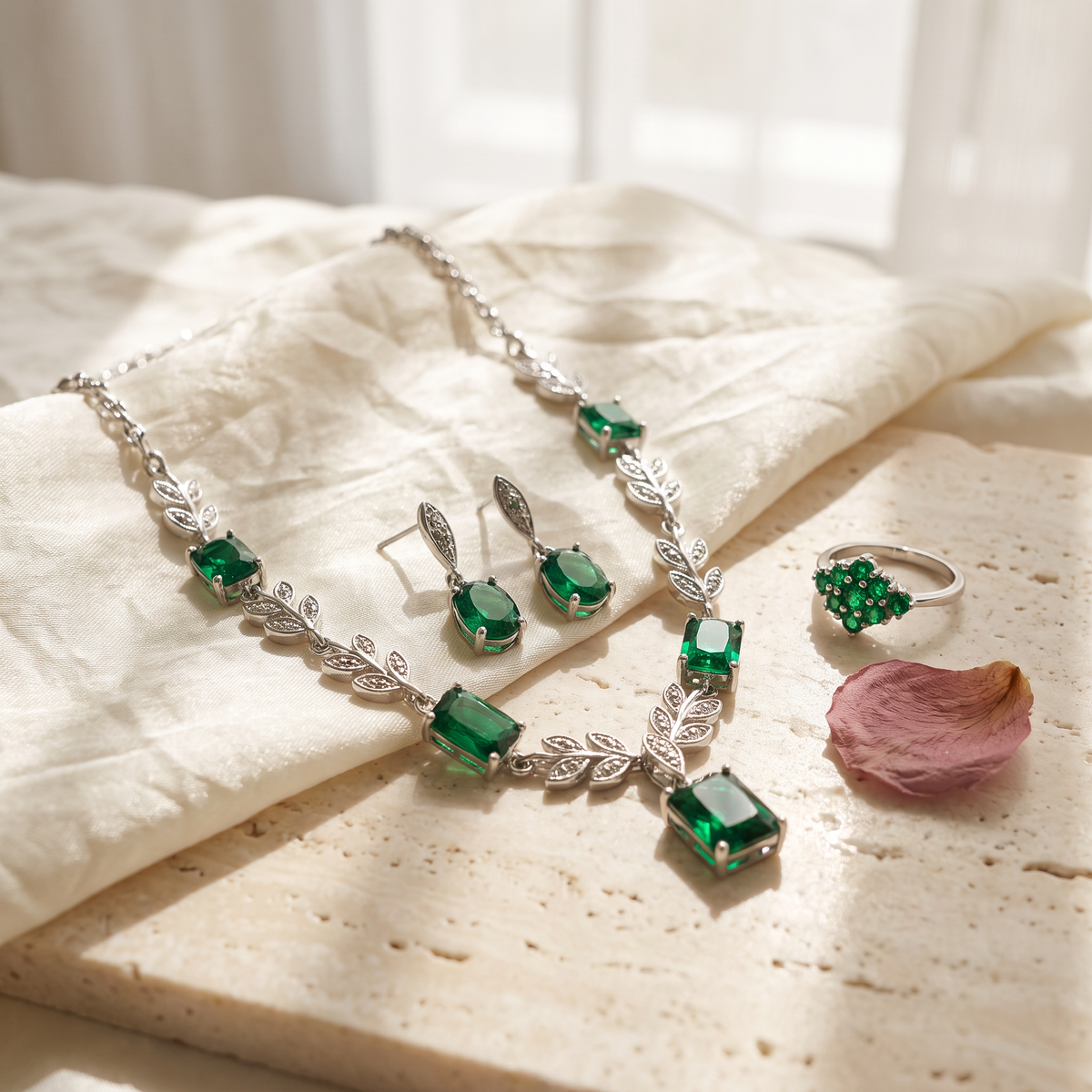 Verde Garden Jewellery Set - Rose & Giovanni
