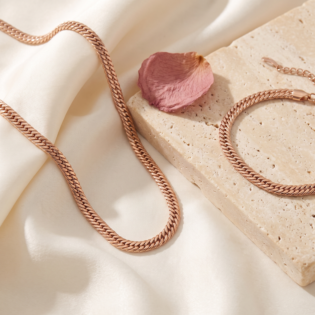 Coda Fishtail Jewellery Set - Rose & Giovanni