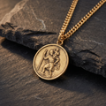 Giovanni St. Christopher Pendant - Rose & Giovanni