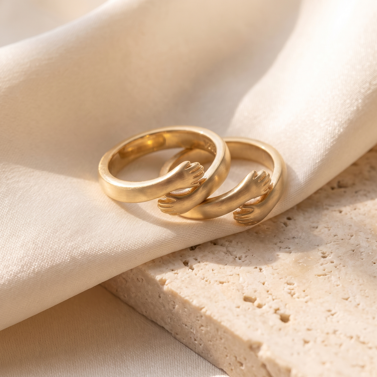 Abbraccio Hug Ring - detail - Rose & Giovanni