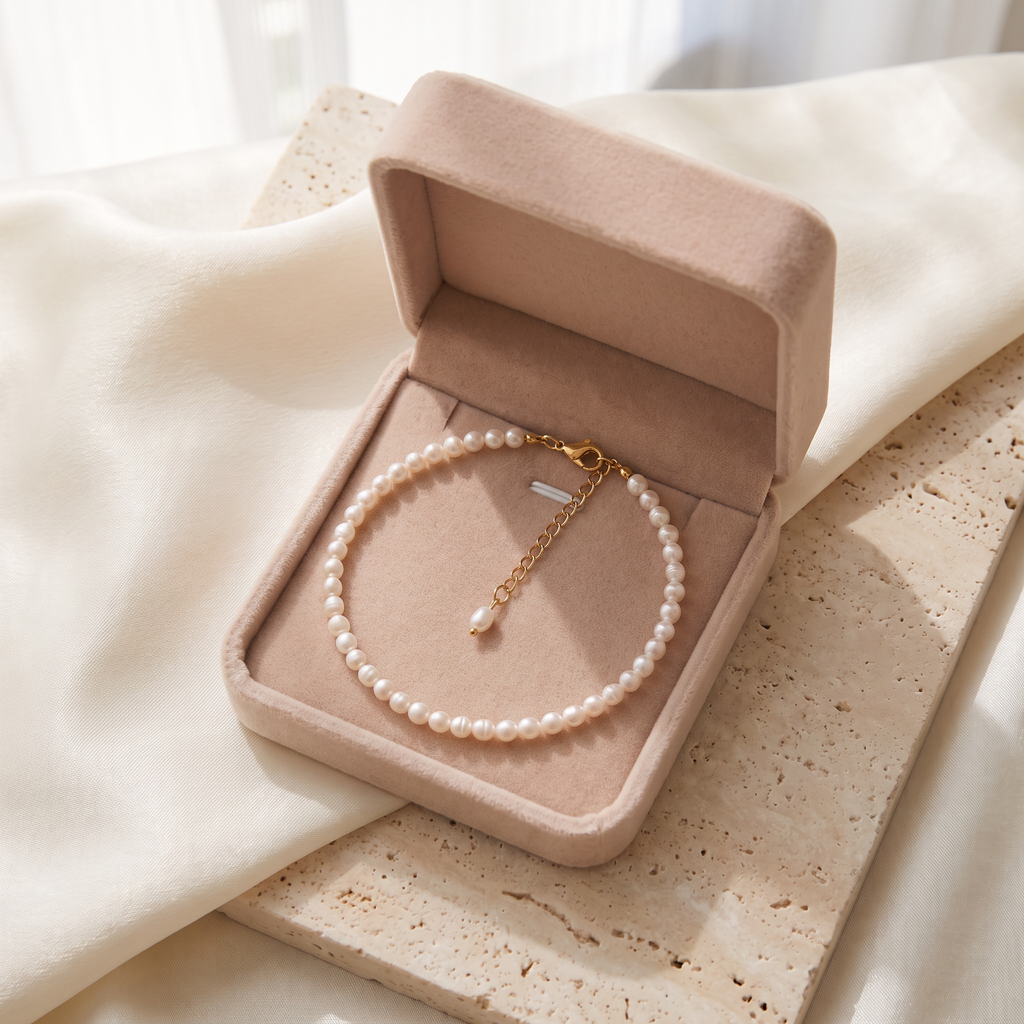 Capri Pearl Choker - gift box - Rose & Giovanni