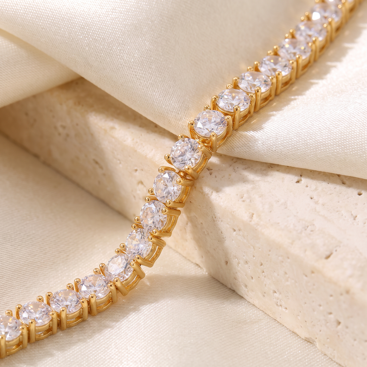 Classica Tennis Bracelet - detail - Rose & Giovanni