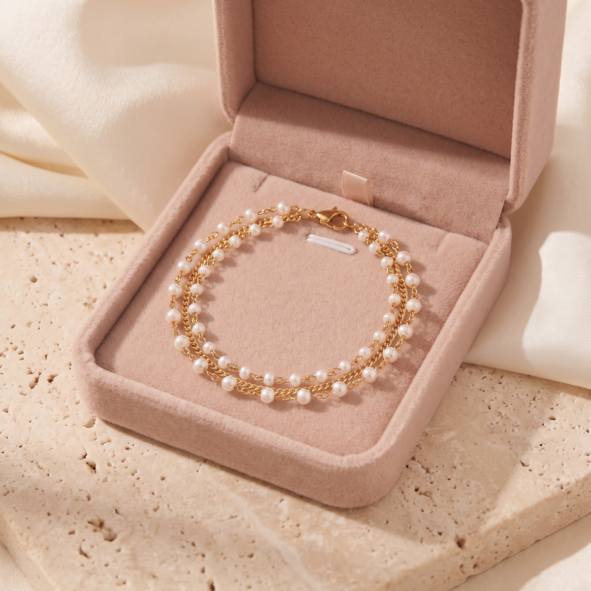 Perla Bracelet Set - gift box - Rose & Giovanni
