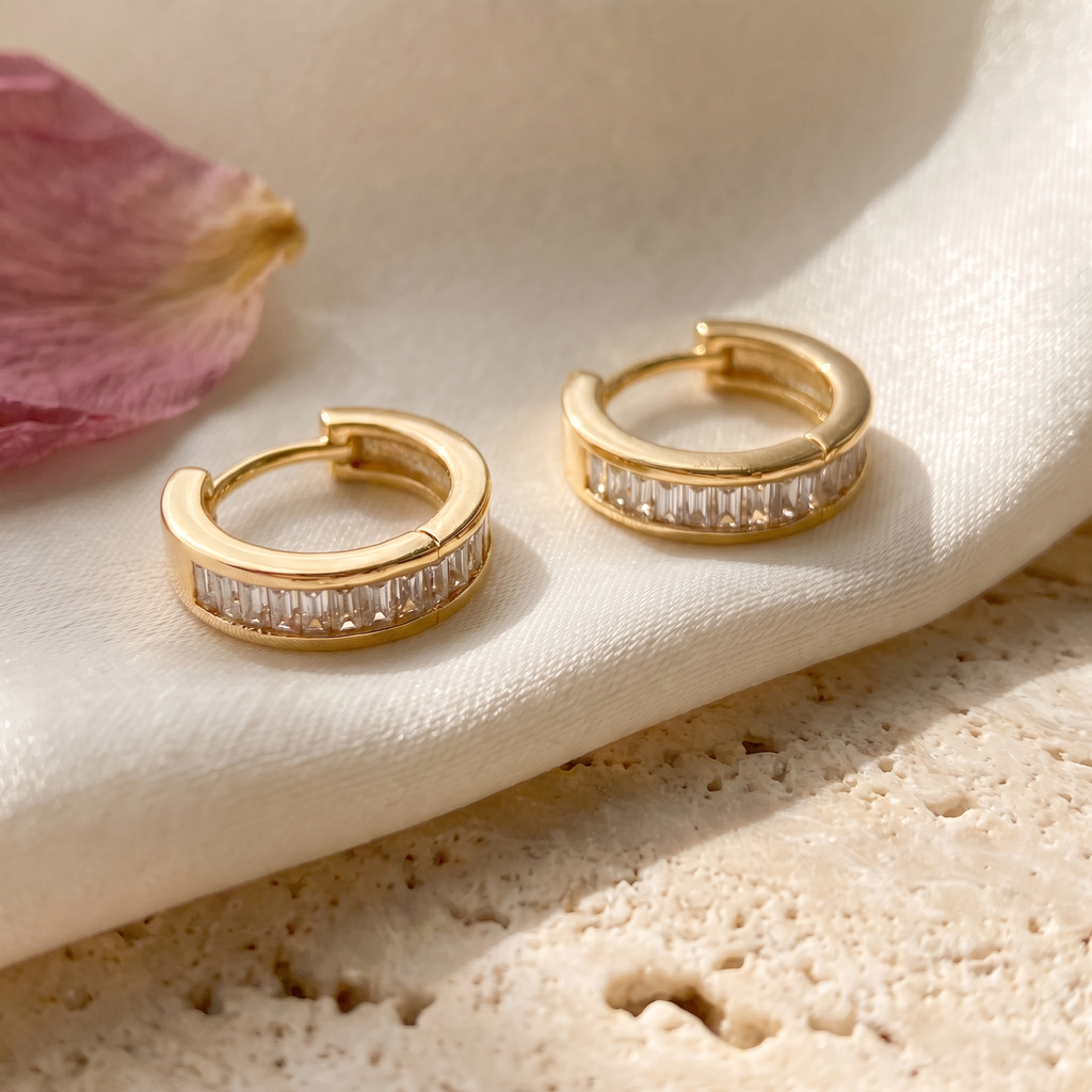 Canale Pave Huggies - detail - Rose & Giovanni