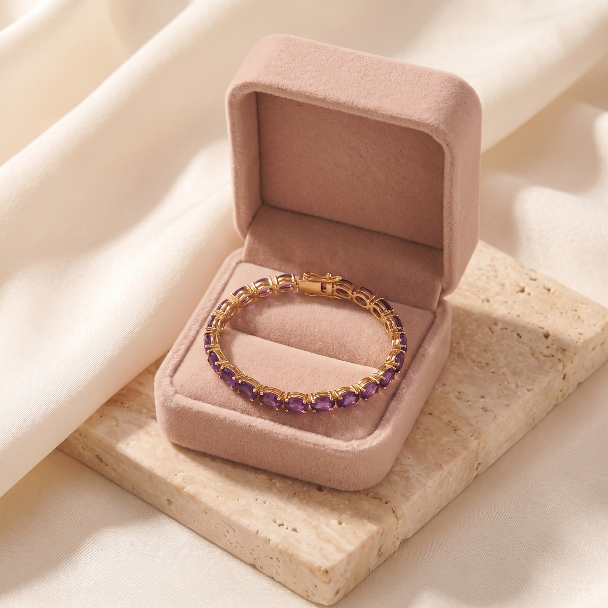 Viola Tennis Bracelet - gift box - Rose & Giovanni