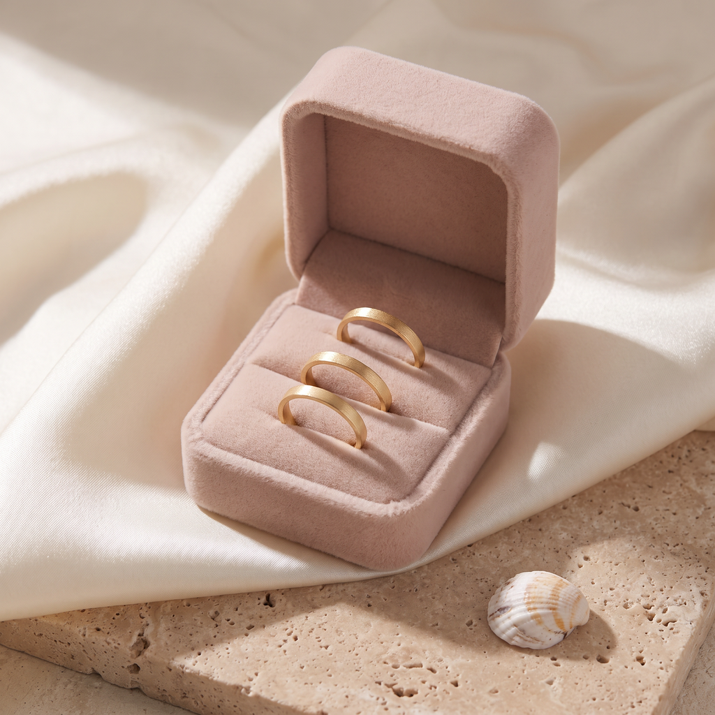 Sabbia Toe Ring Set - gift box - Rose & Giovanni