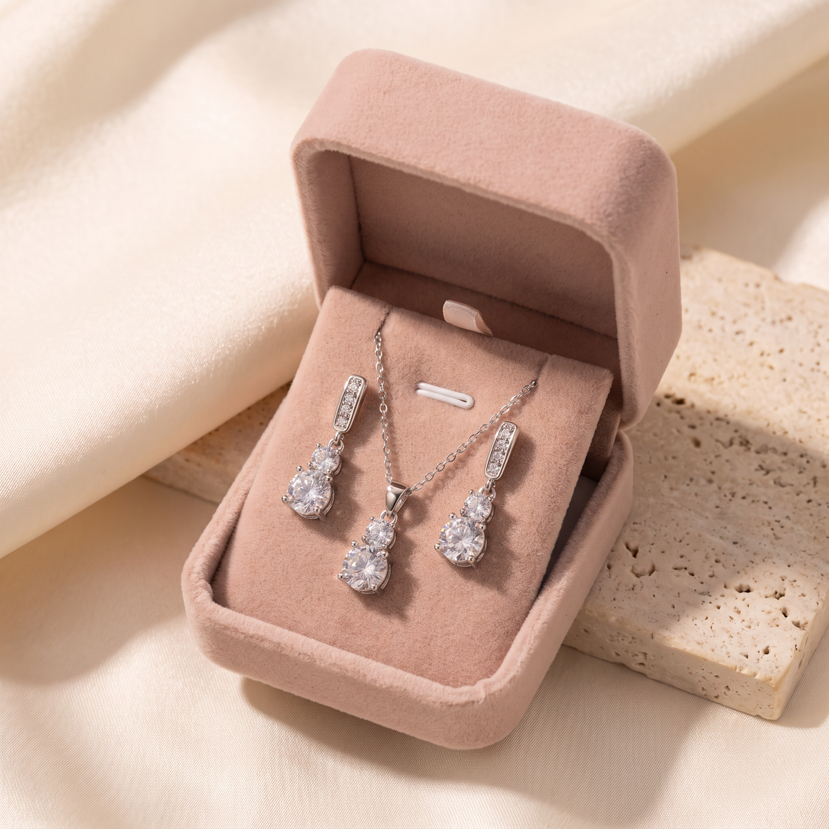 Notte Jewellery Set - gift box - Rose & Giovanni