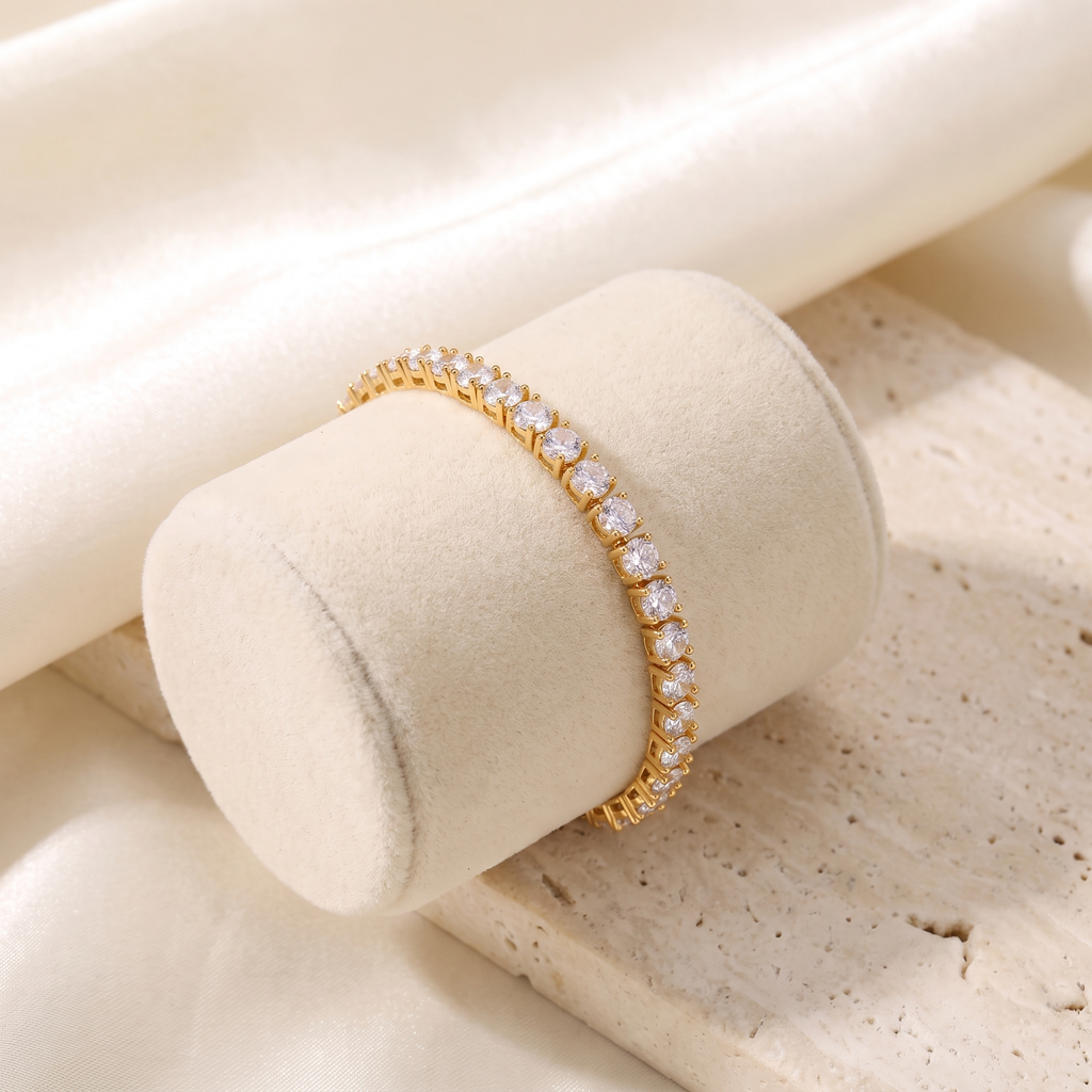Classica Tennis Bracelet - worn - Rose & Giovanni