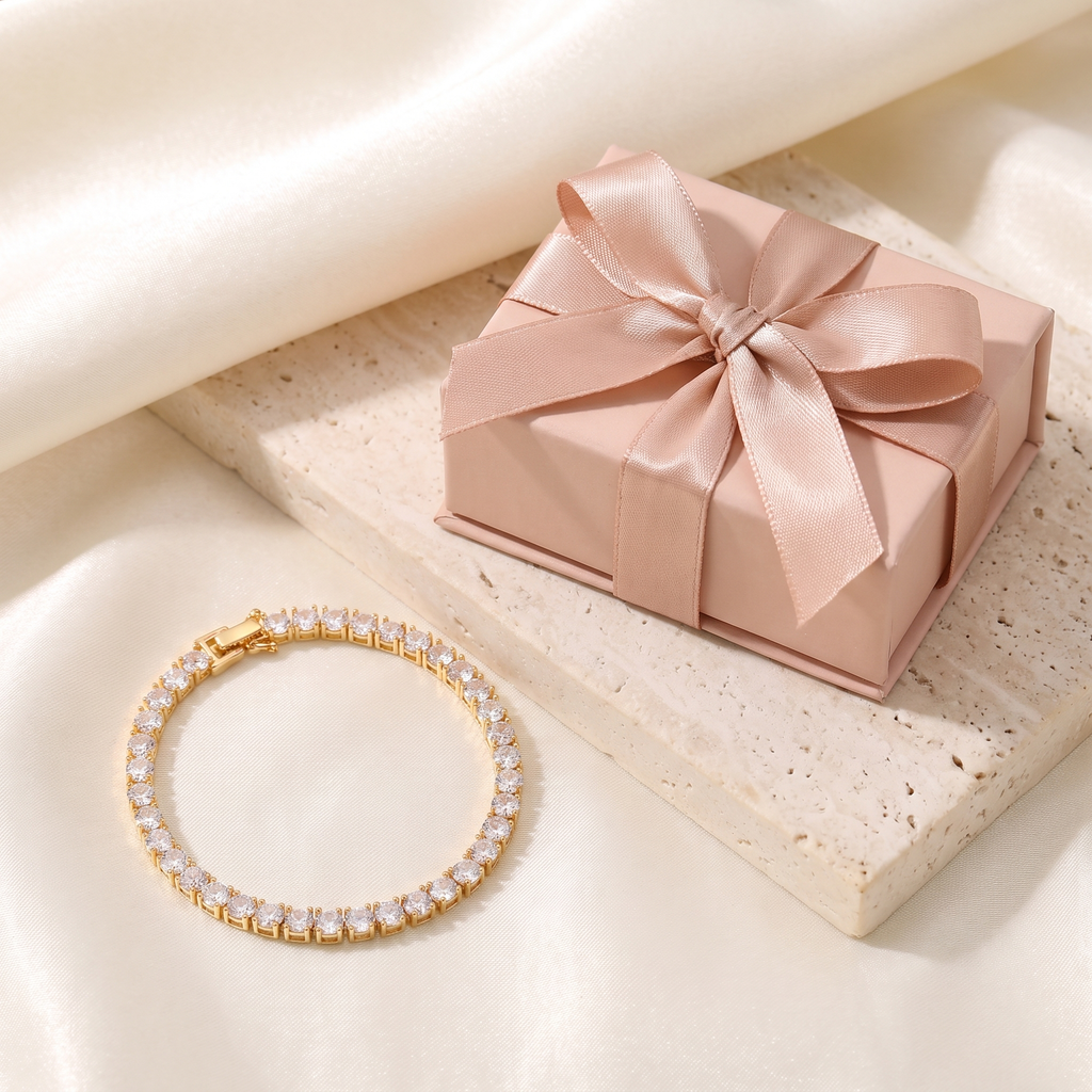 Classica Tennis Bracelet - gift box - Rose & Giovanni