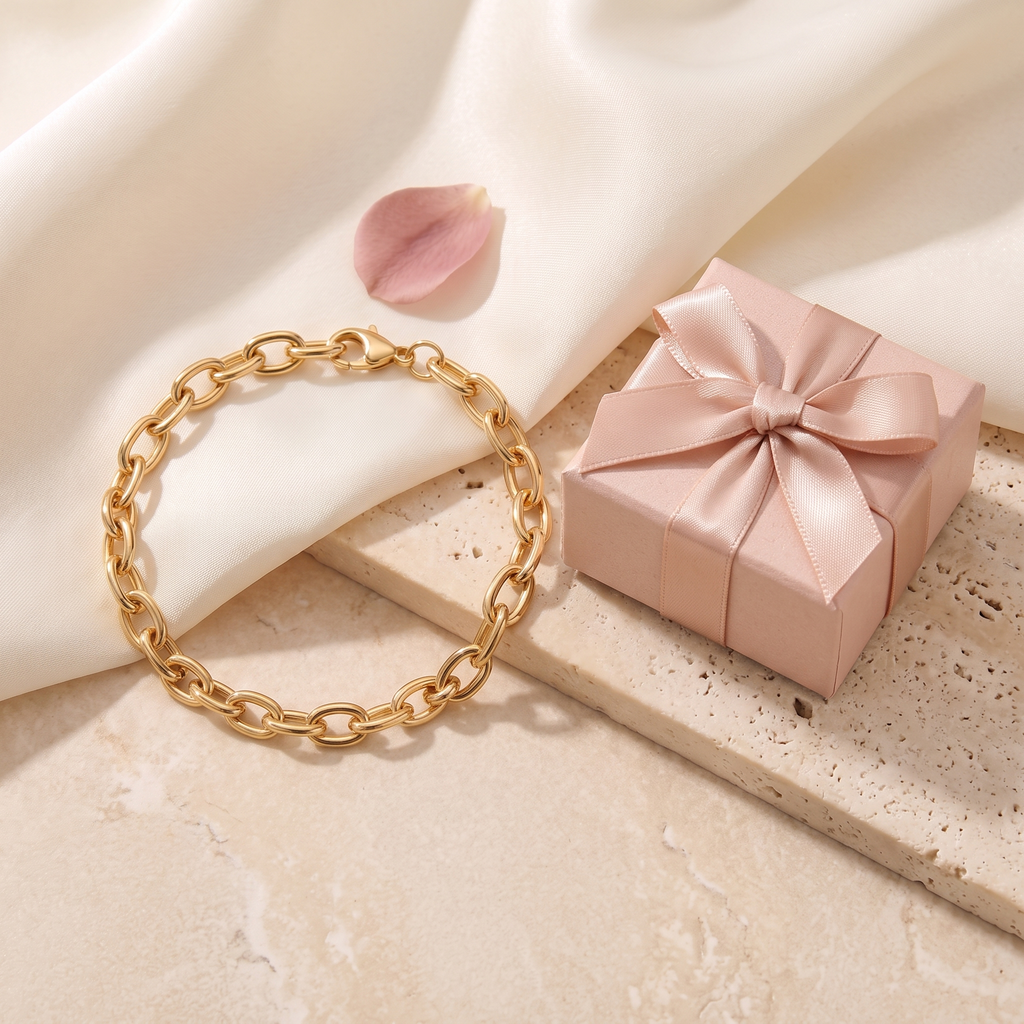 Amore Link Bracelet - gift box - Rose & Giovanni