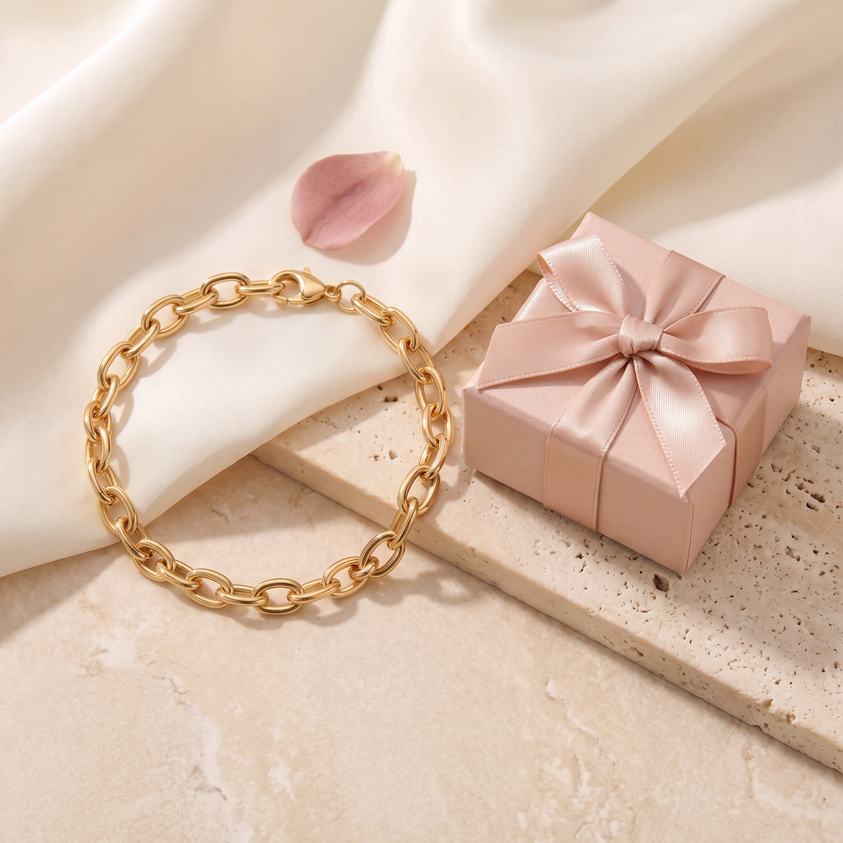 Amore Link Bracelet - gift box - Rose & Giovanni