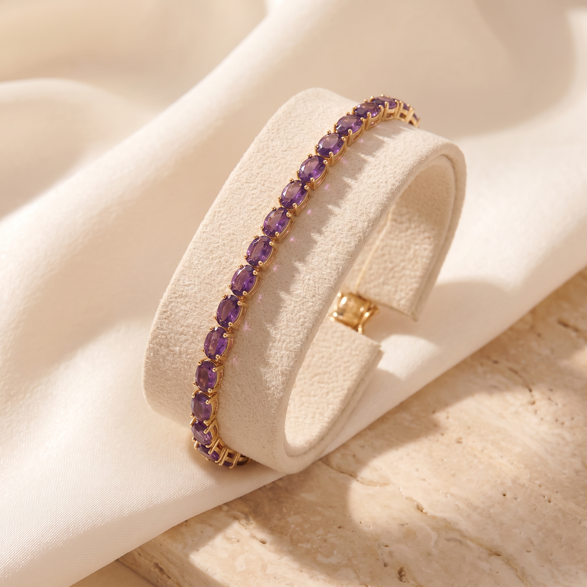 Viola Tennis Bracelet - worn - Rose & Giovanni