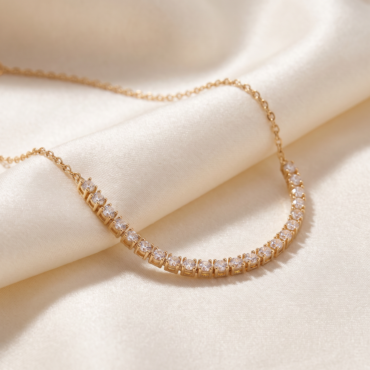 Alba Halo Anklet - detail - Rose & Giovanni