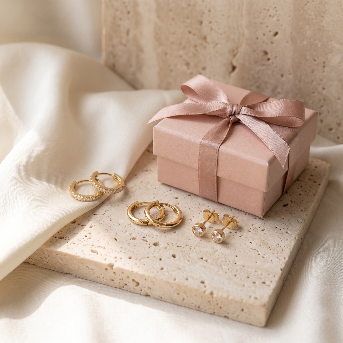 Giardino Earring Stack Set - gift box - Rose & Giovanni