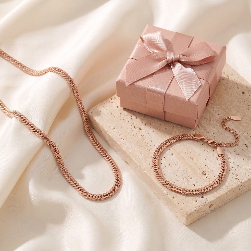 Coda Fishtail Jewellery Set - gift box - Rose & Giovanni