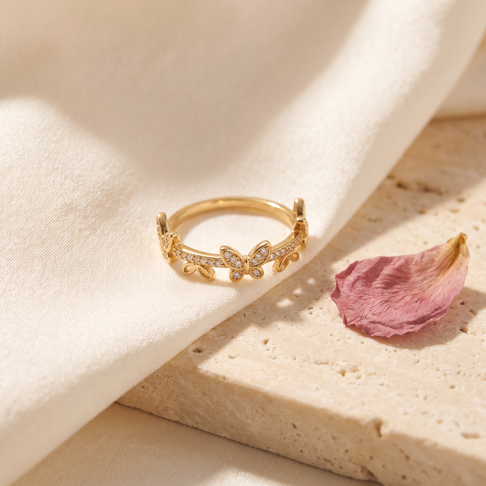 Farfalla Butterfly Ring - Rose & Giovanni