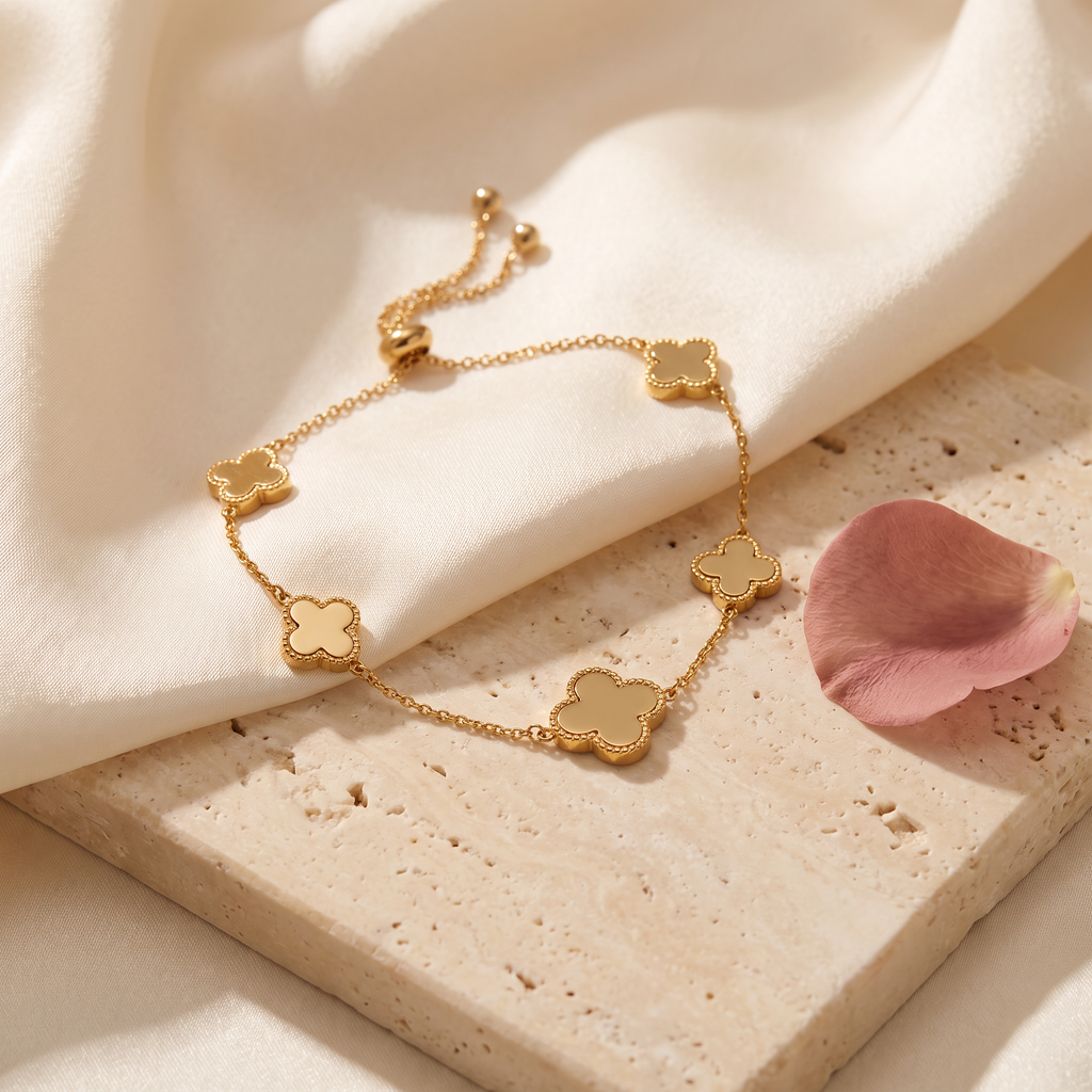 Fortuna Clover Bracelet - Rose & Giovanni