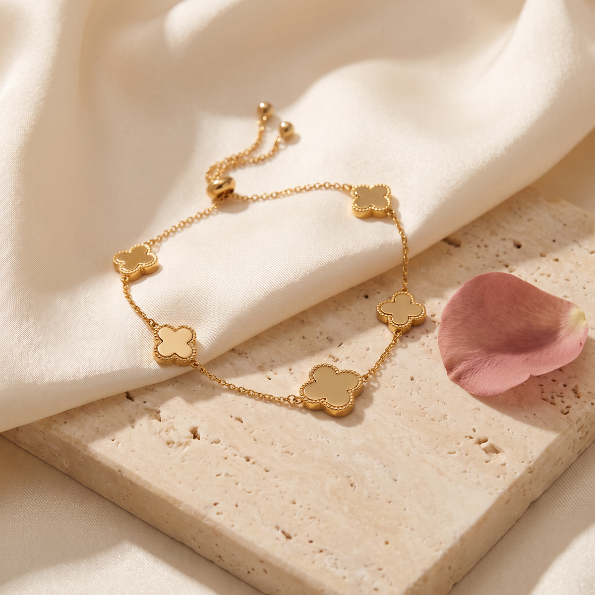 Fortuna Clover Bracelet - Rose & Giovanni