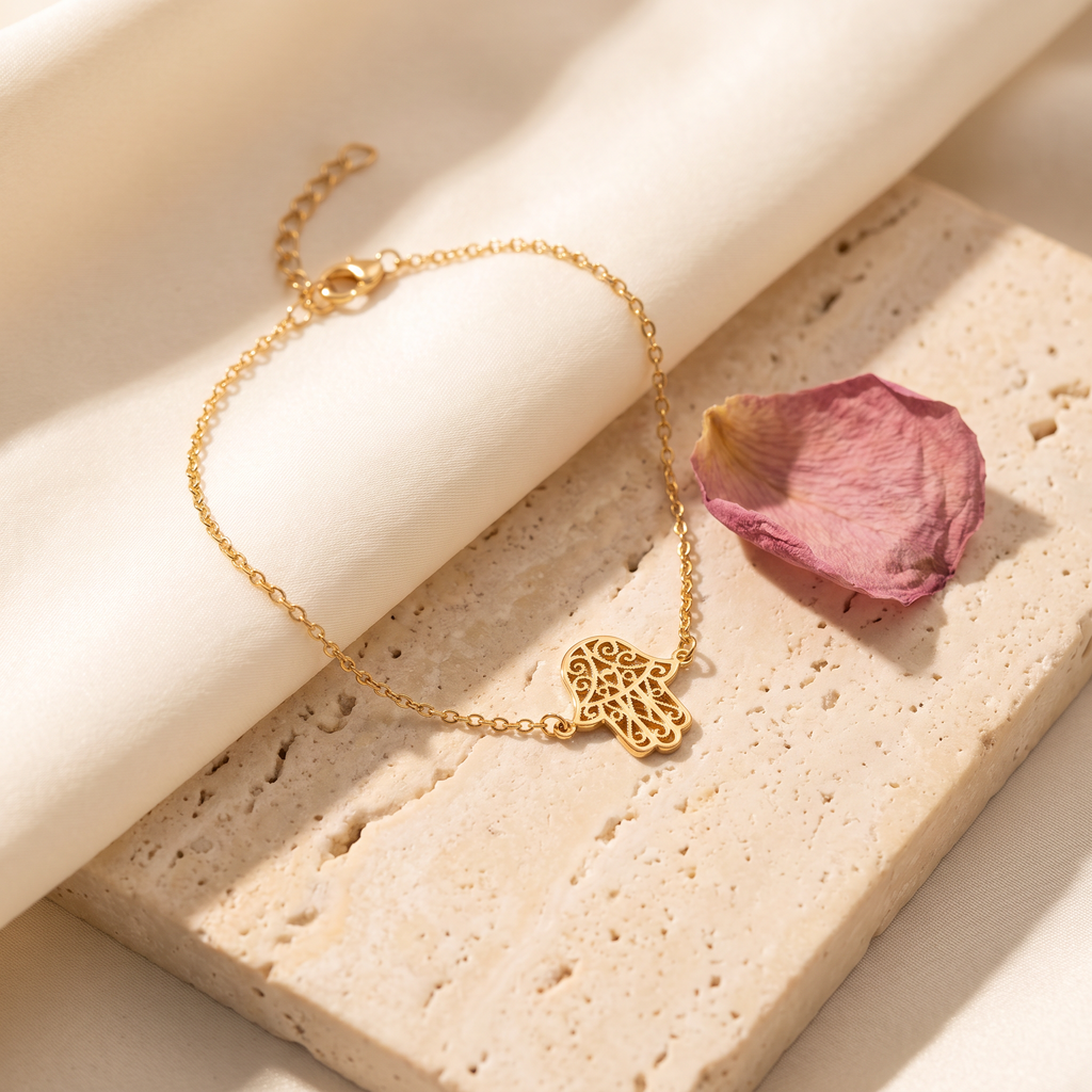 Protezione Hamsa Bracelet - Rose & Giovanni