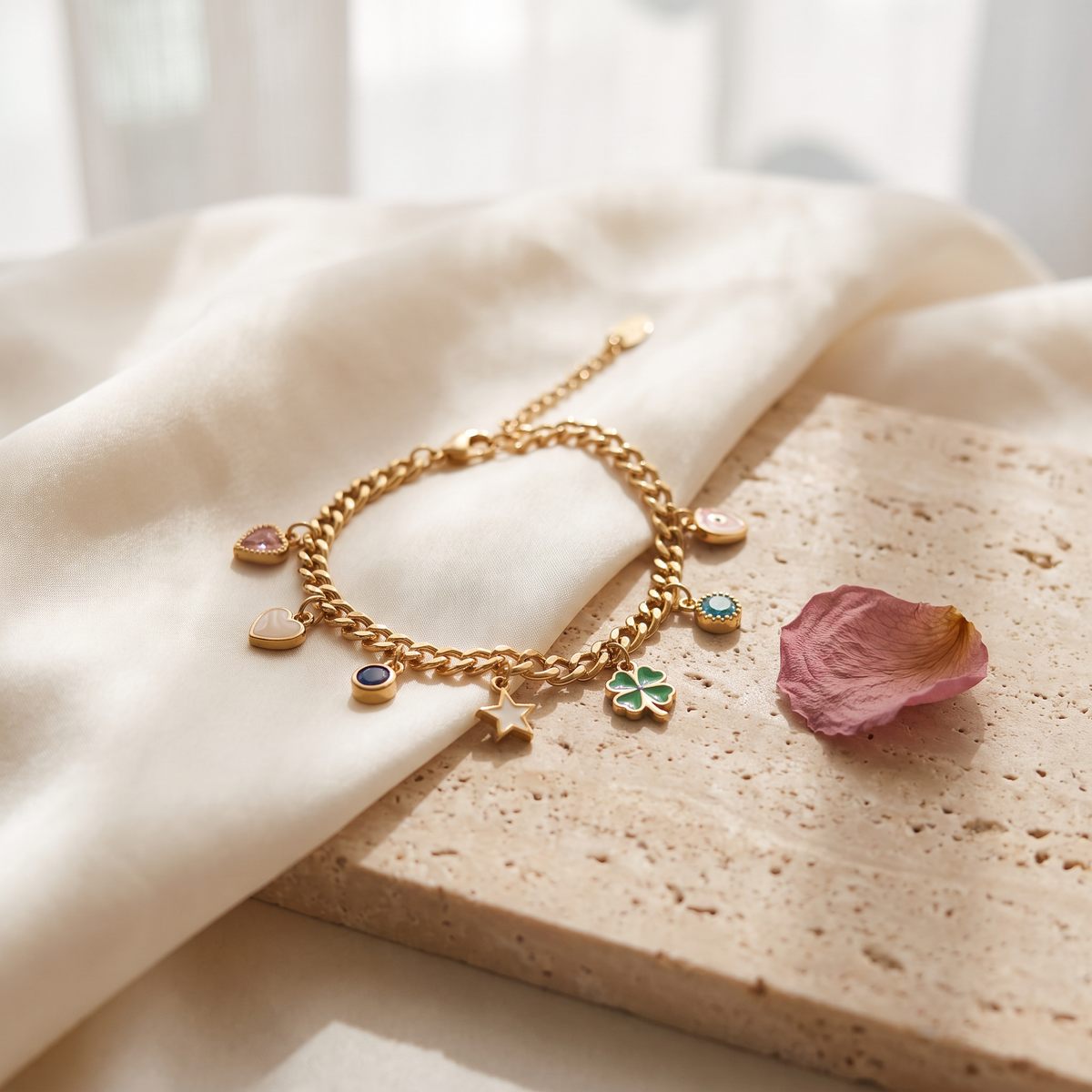Ciondoli Charm Bracelet - Rose & Giovanni