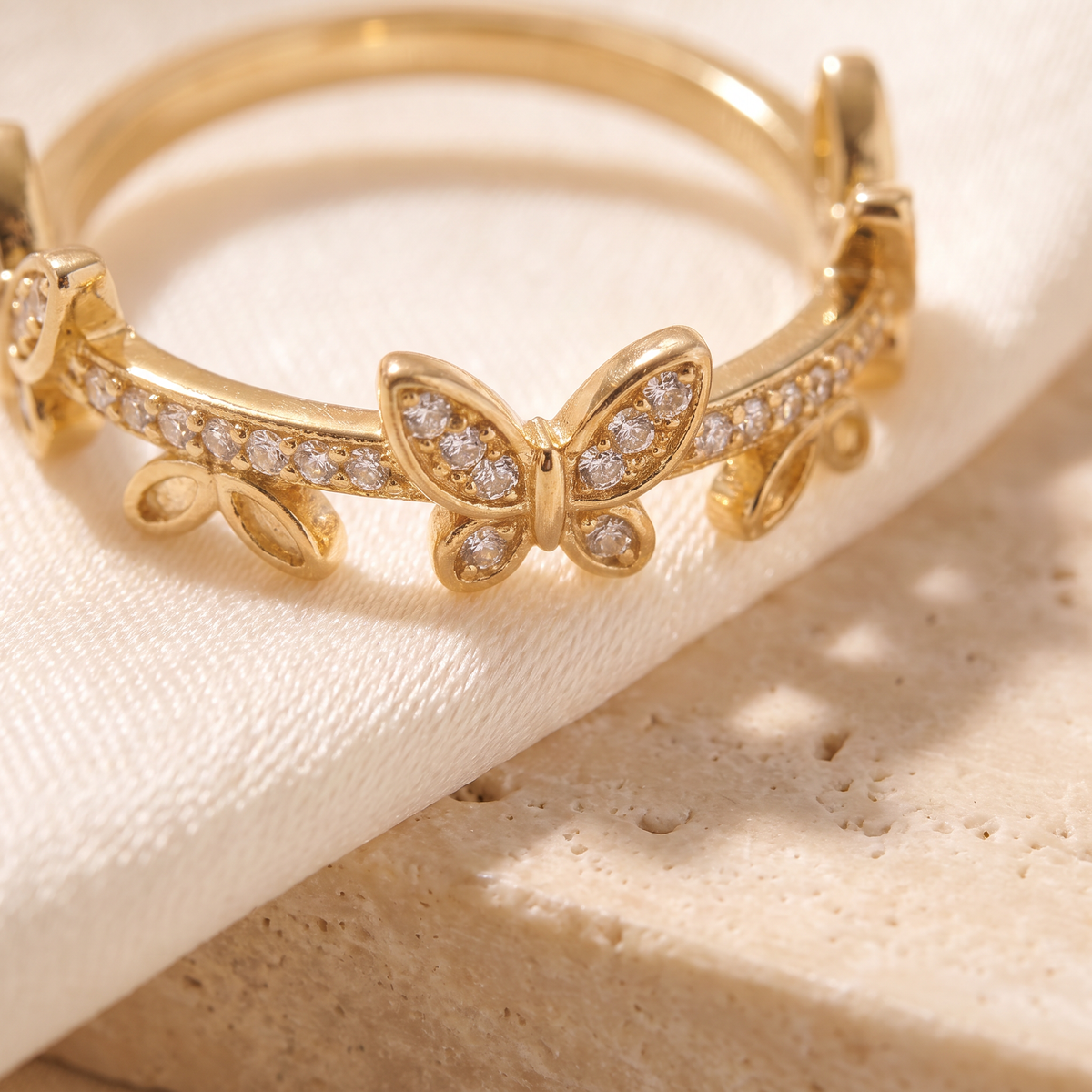 Farfalla Butterfly Ring - detail - Rose & Giovanni