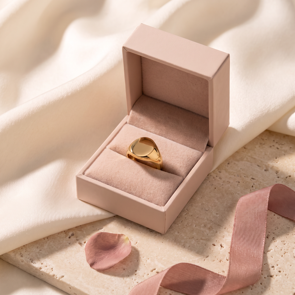 Sigillo Signet Ring - gift box - Rose & Giovanni