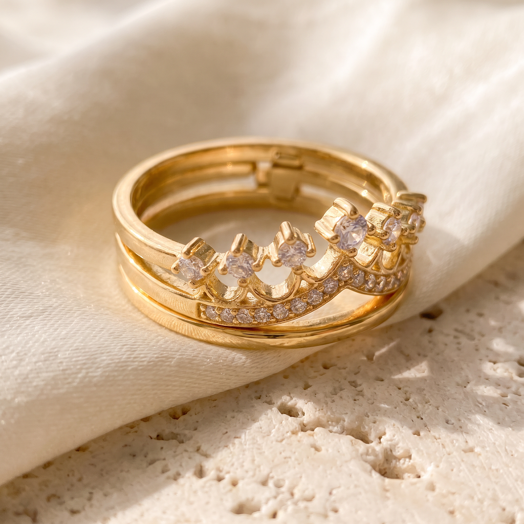 Corona Crown Ring - detail - Rose & Giovanni