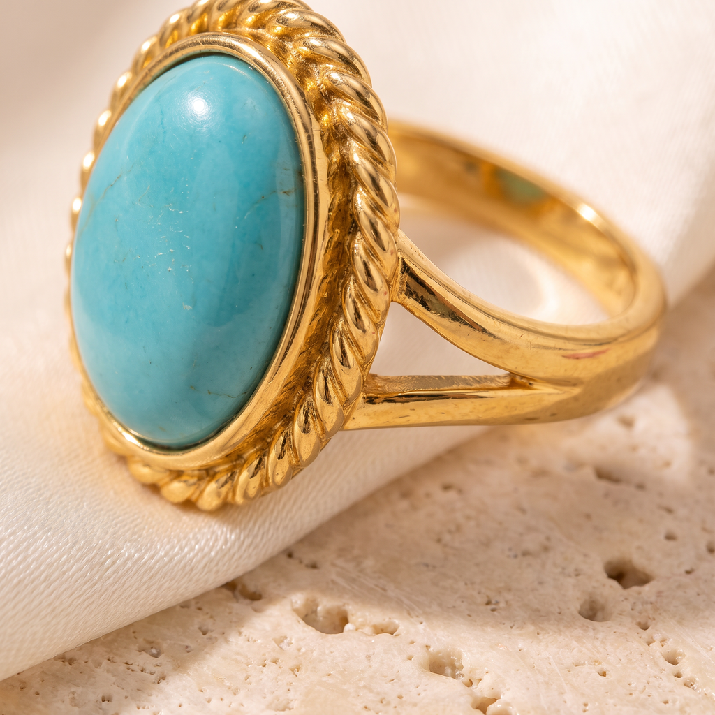 Turchese Turquoise Ring - detail - Rose & Giovanni