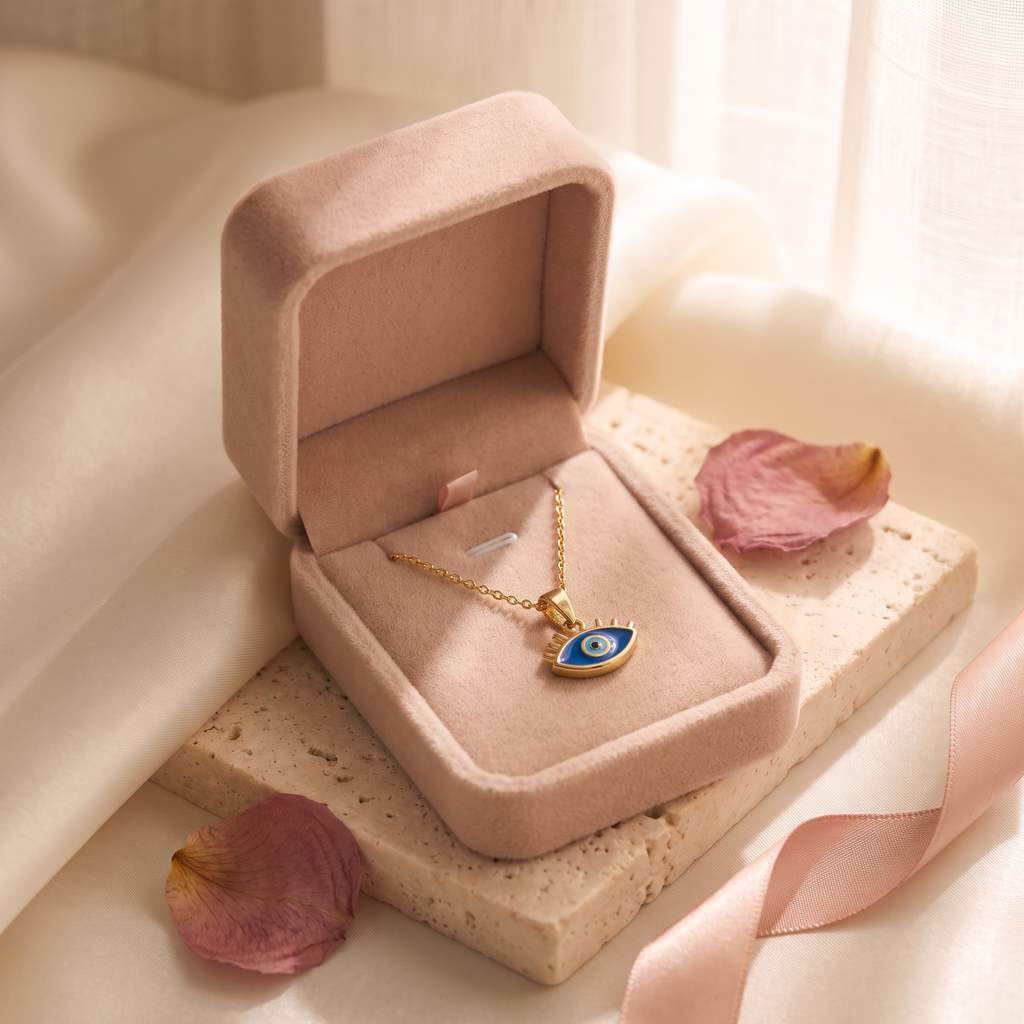 Occhio Evil Eye Necklace - gift box - Rose & Giovanni