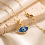 Occhio Evil Eye Necklace - detail - Rose & Giovanni