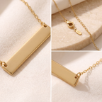 Barra Bar Necklace - detail - Rose & Giovanni