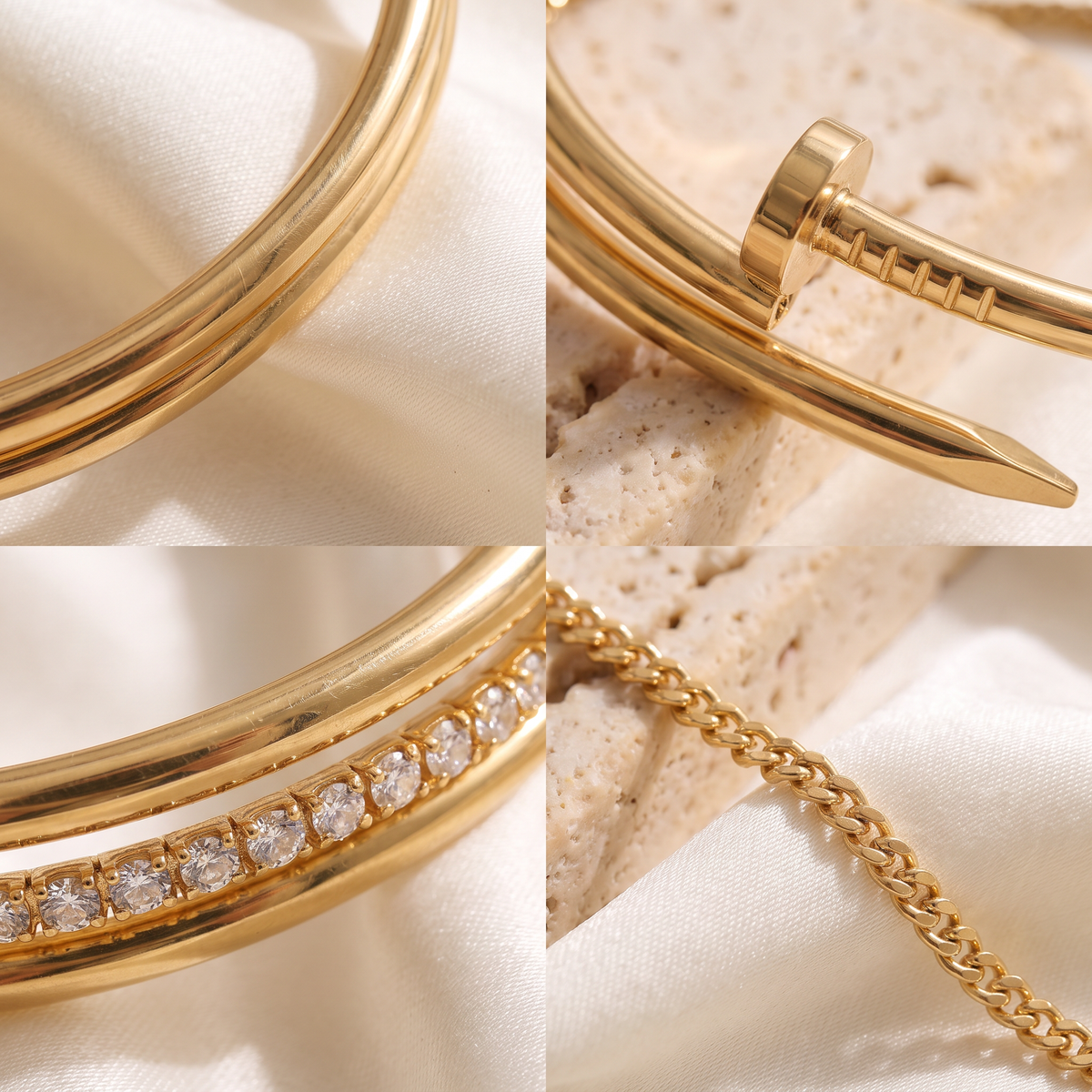 Chiodo Nail Bangle - detail - Rose & Giovanni