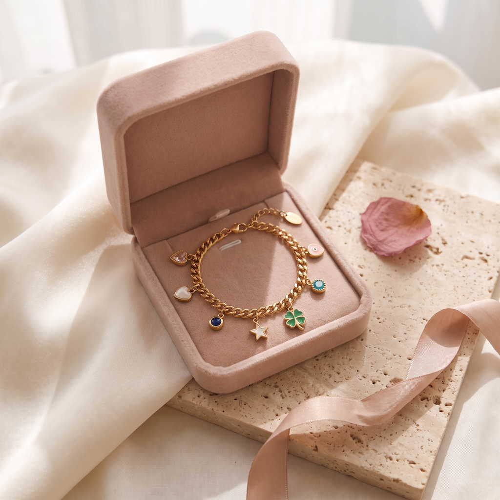 Ciondoli Charm Bracelet - gift box - Rose & Giovanni
