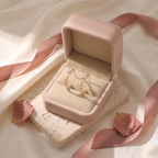 Farfalla Crystal Butterfly Hoops - gift box - Rose & Giovanni