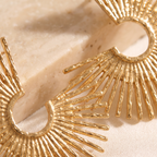 Raggiera Sunburst Earrings - detail - Rose & Giovanni
