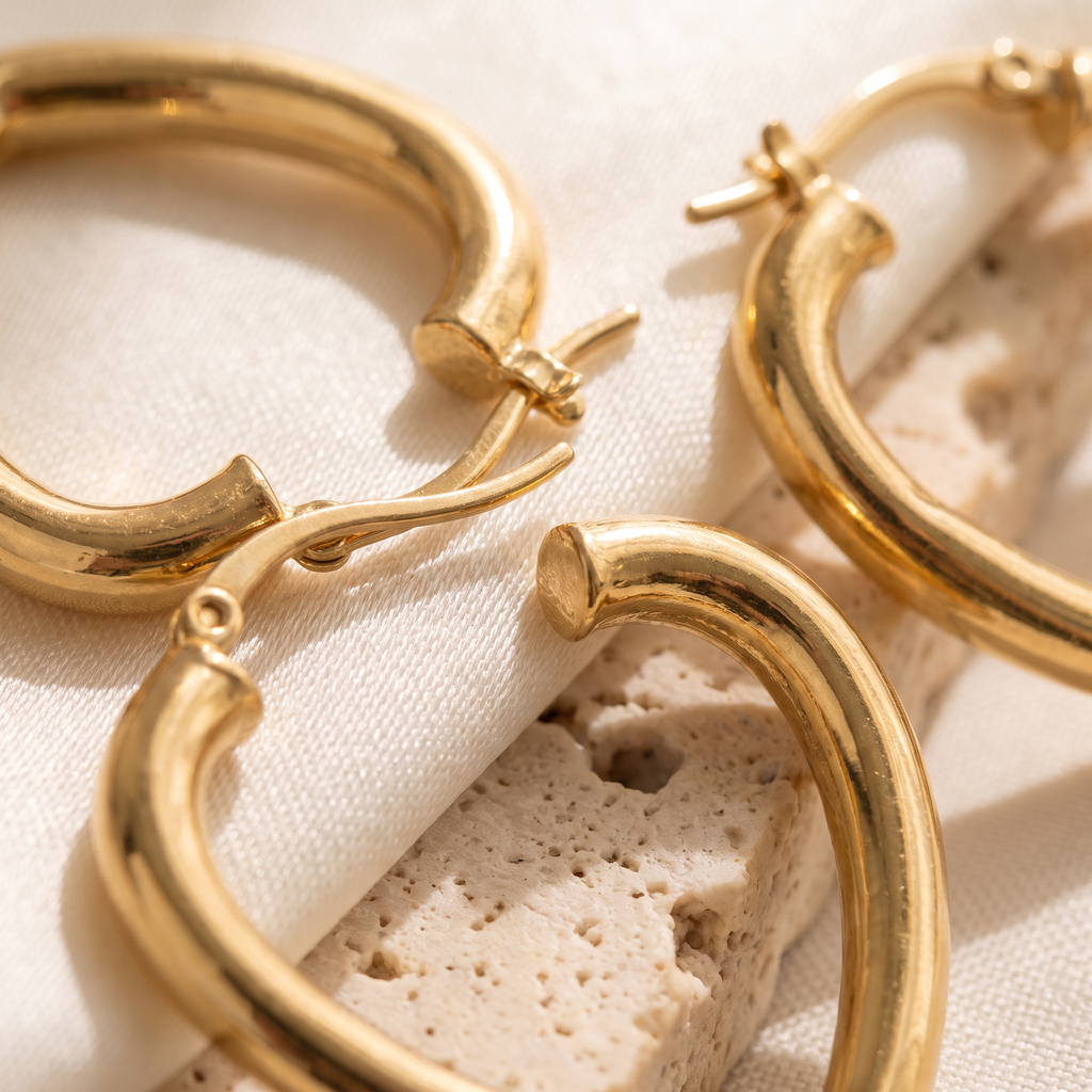 Cuoricino Heart Hoops - detail - Rose & Giovanni