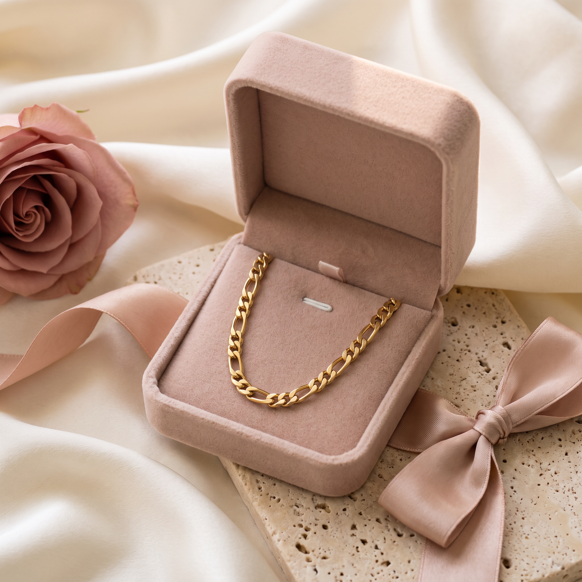 Giovanni Figaro Chain - gift box - Rose & Giovanni