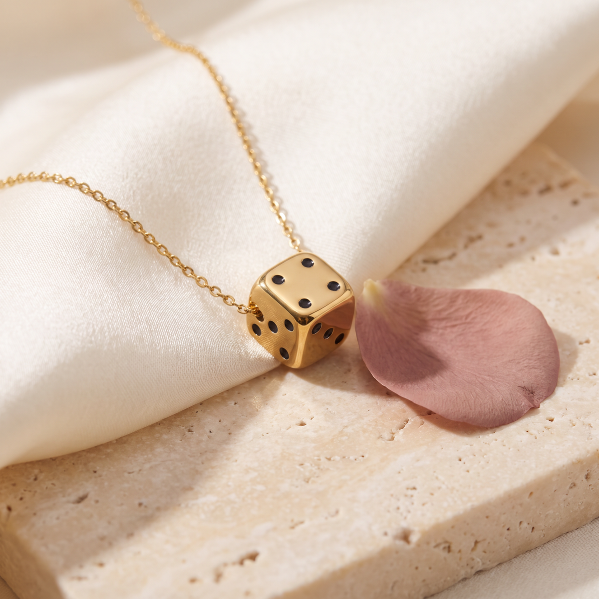 Giovanni Dice Pendant - Rose & Giovanni
