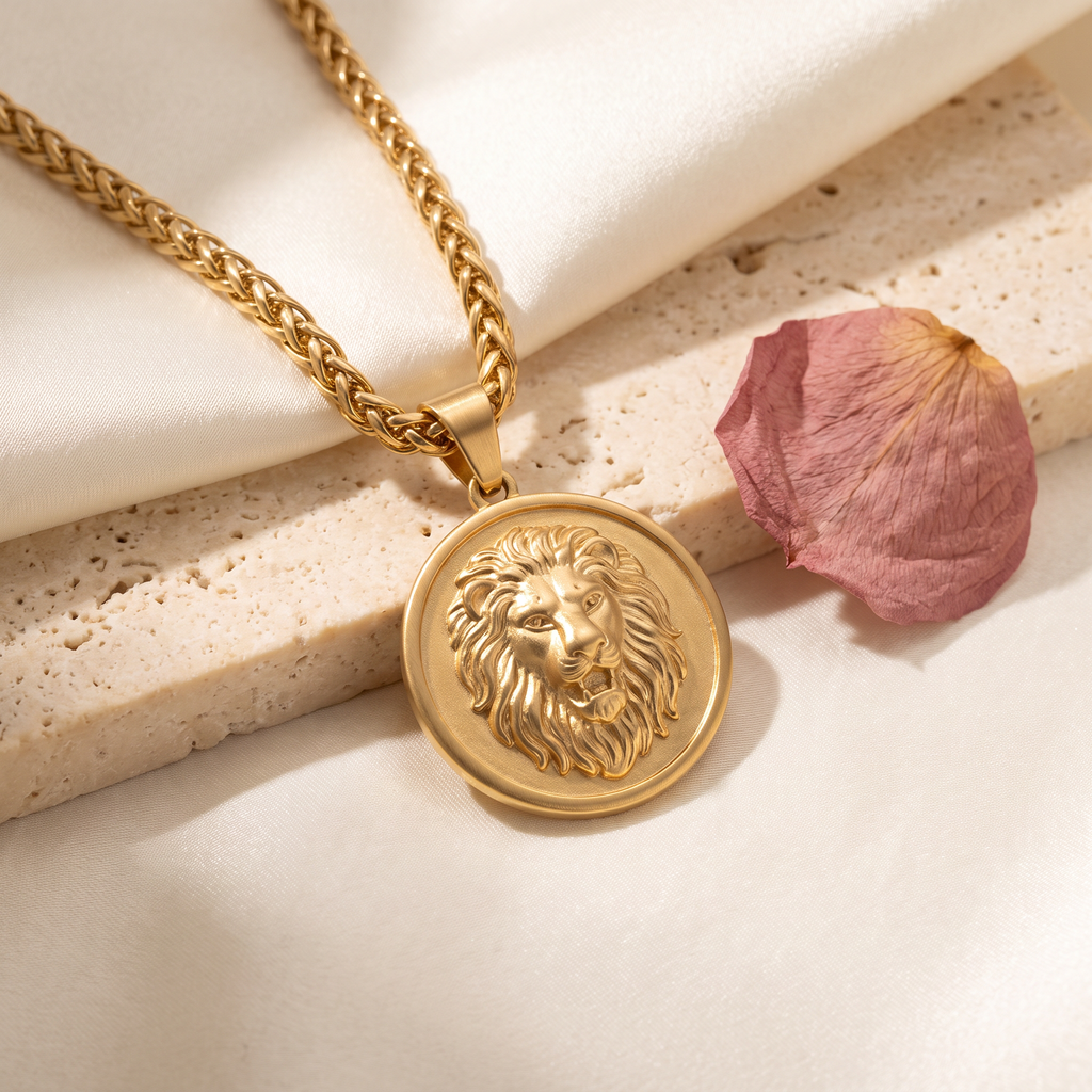 Giovanni Lion Pendant - Rose & Giovanni
