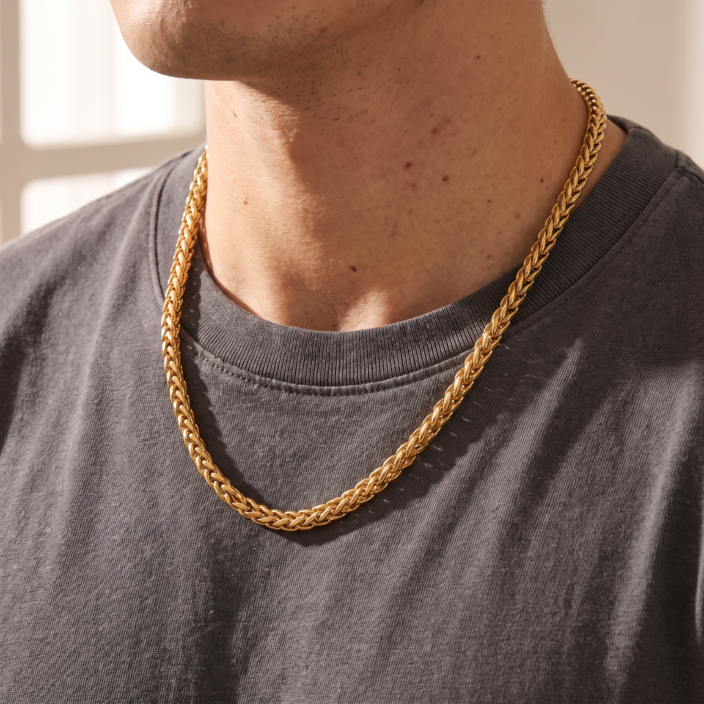 Giovanni Franco Chain - worn - Rose & Giovanni